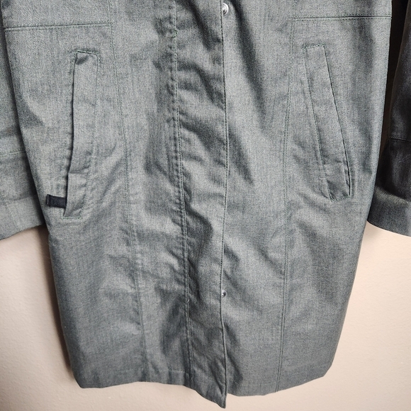 Eddie Bauer Womens Green Girl on the Go Waterproof Trench Coat-Size XS - Picture 6 of 10